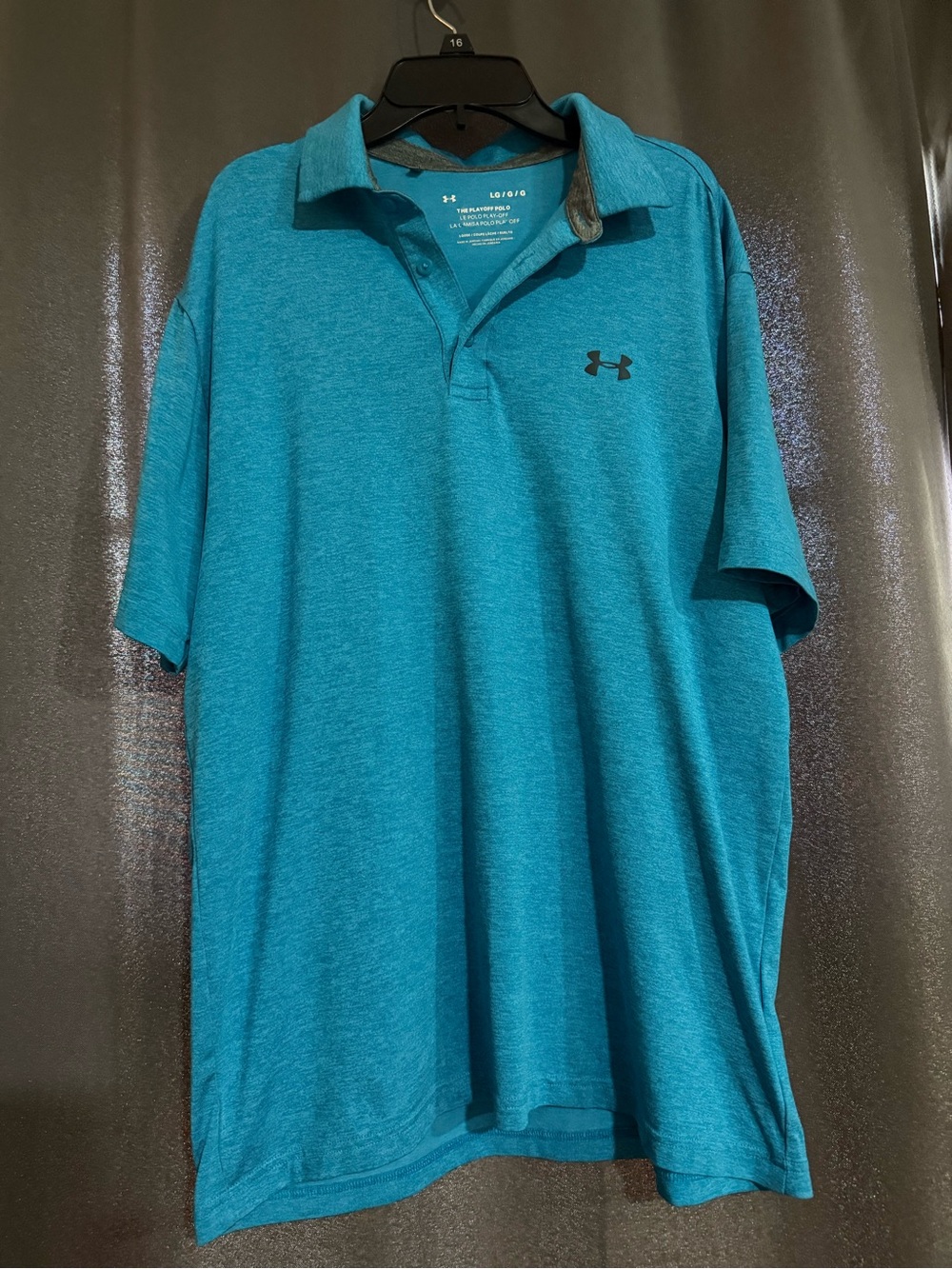 Under armor Teal Men's Polo Shirt